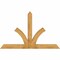 Ekena Millwork Richland Rough Sawn Timber Gable Bracket, Western Red Cedar, 84"W x 53"H x 6"D x 6"F, 15/12 Pitch GBW084X53X0606RIC00RWR - alternate 1